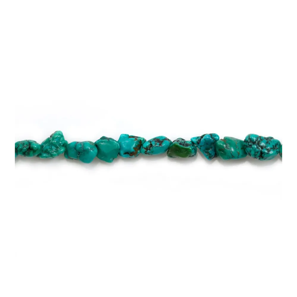 Turquoise en forme baroque x 39cm