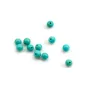 Turquoise, half-drilled, round shape 4mm x 1pc