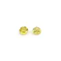 Yellow sapphire, crimped, cut in brilliant x 1pc