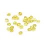 Saphir de couleur jaune, à sertir, taillé en brillant x 1pc
