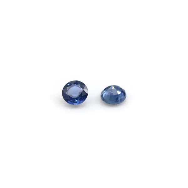 Safira azul, conjunto, corte brilhante 3-4mm x 1pc