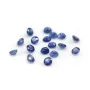 Blue sapphire, crimped, cut in brilliant x 1pc