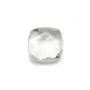 Pendentif cristal de roche facette 10mm x 1pc