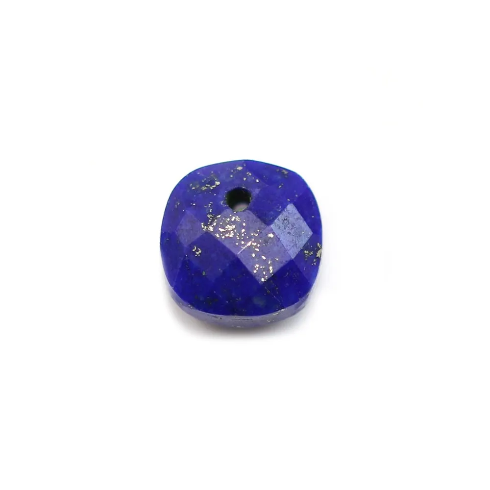 Pendentif lapis lazuli facette 10mm x 1pc