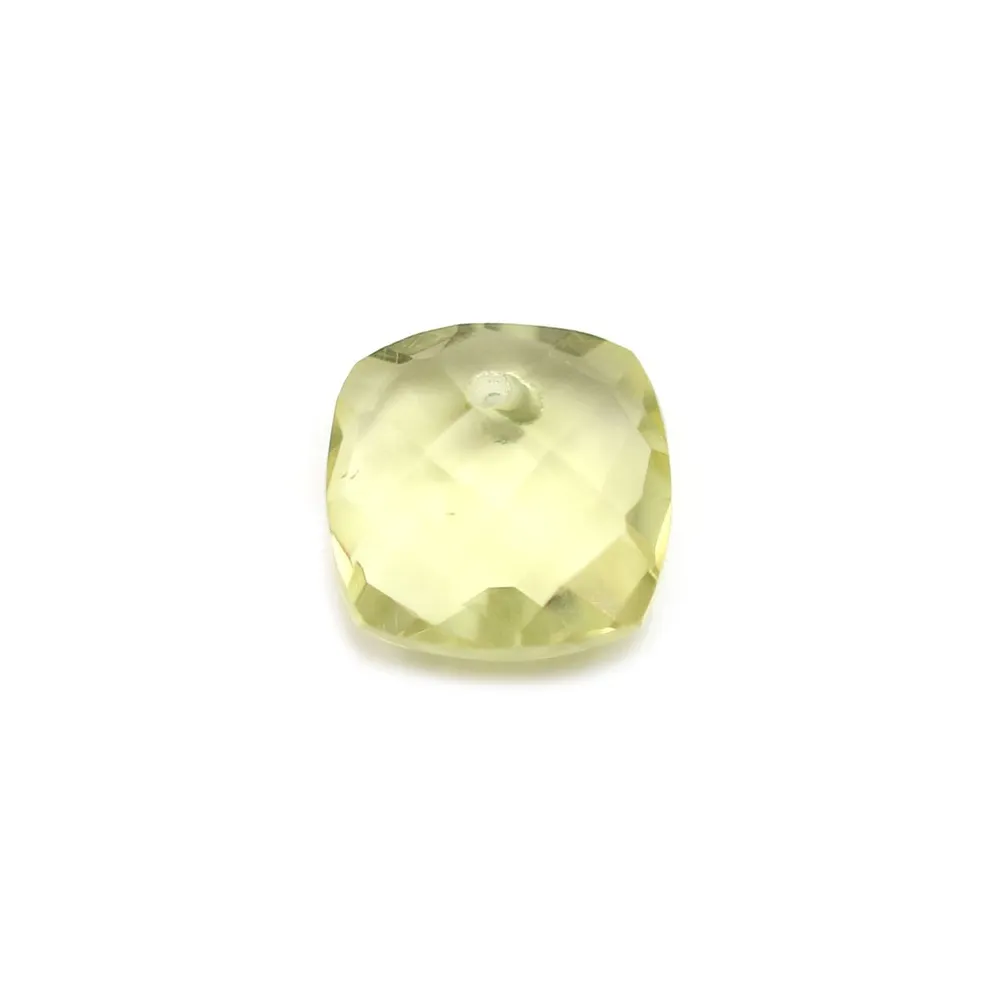 Pendentif quartz lemon facette 10mm x 1pc