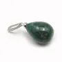 Pendentif d'agate indienne semi-percé, en forme de goutte, 15x20mm x 1pc
