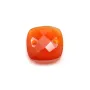 Intercalaire en cornaline avec 2 trous 10mm x 1pc
