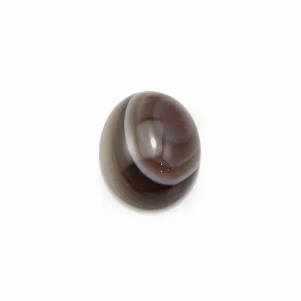 Cabochão de ágata do Botswana oval 10x12mm x 2 peças