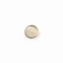 Cabochon d'agate grise, de forme ronde, 6mm x 10 pcs