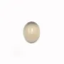 Cabochon d'agate grise, de forme ovale, 8x10mm x 4pcs
