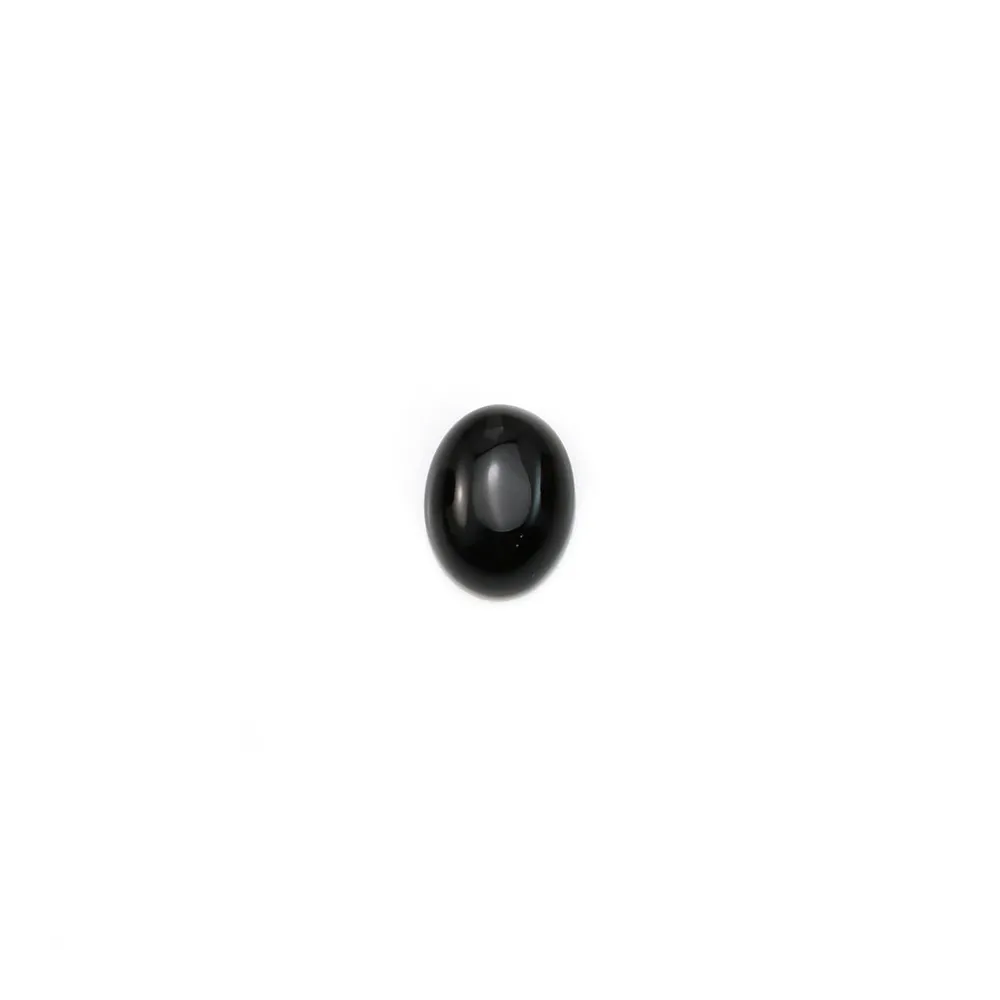 Cabochon onyx oval 5x7mm x 4pcs