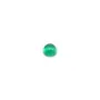 Cabochon d'agate, de forme ronde, de couleur verte, 3mm x 4pcs