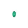 Cabochon of agate, in oval shape, in green color, 3 * 5mm x 4pcs