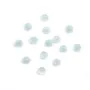Cabochon aigue marine rond 4mm  x 2pc