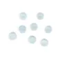 Cabochon aquamarine  round 8mm x 1pc