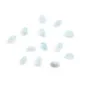 Cabochon aigue marine ovale 3x5mm x 4pcs