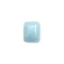 Cabochon aigue marine,en forme de rectangle 8x10mm x 1pc