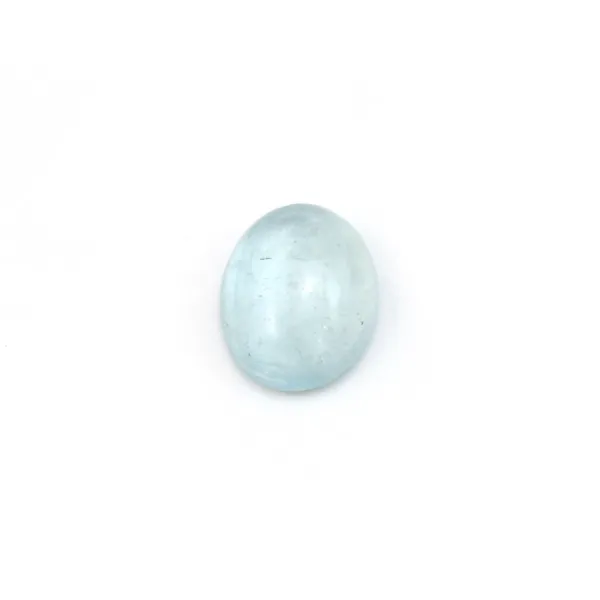 Cabochon Aigue Marine OVALE 8x10mm x 1pc