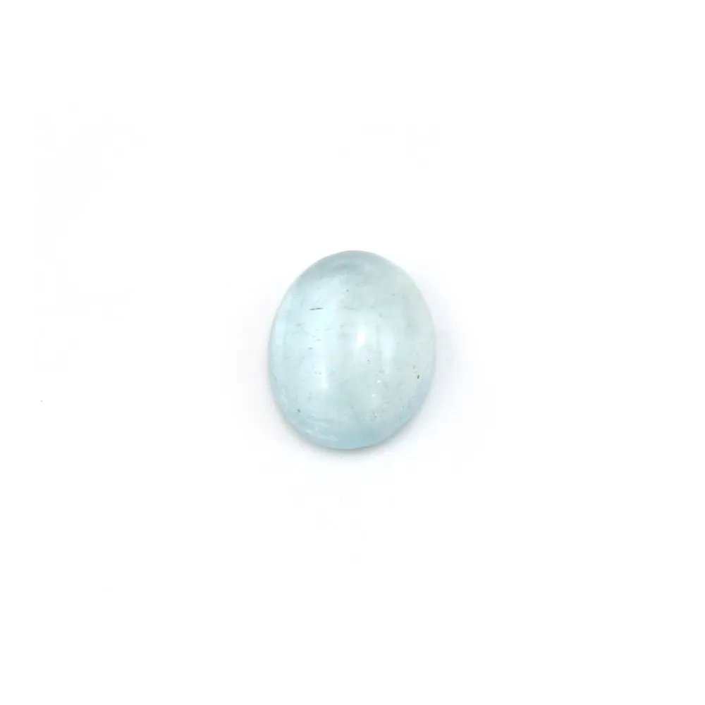 Cabochon Aigue Marine OVALE 8x10mm x 1pc