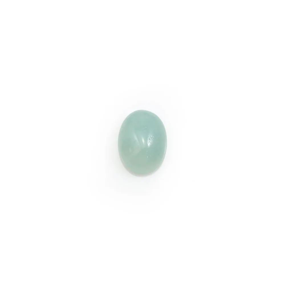 Cabochon bleu d'amazonite, de forme ovale, 6 * 8mm x 4pcs