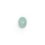 Cabochon bleu d'amazonite, de forme ovale, 6 * 8mm x 4pcs