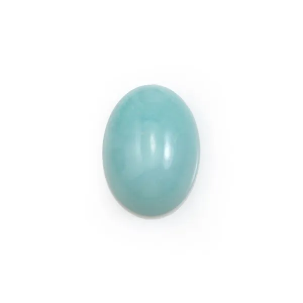Cabochon amazonite oval 10x14mm x 1pc