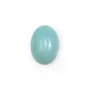 Cabochon amazonite ovale 10x14mm x 1pc