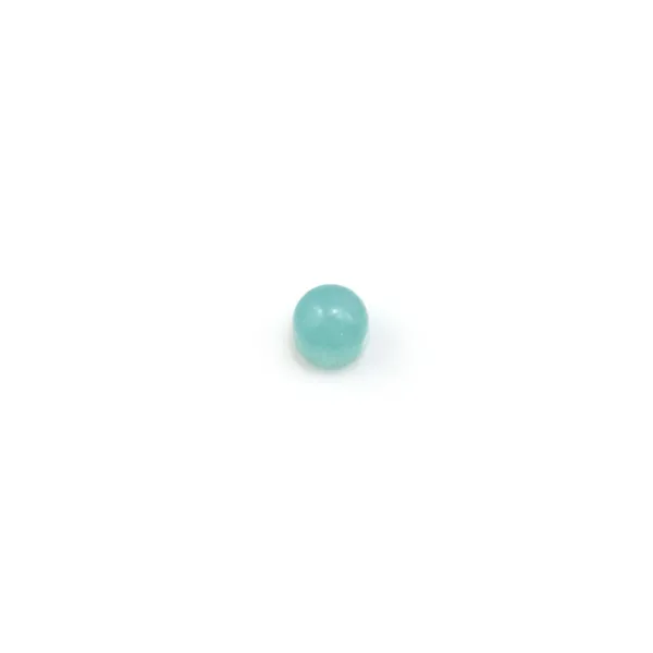 Cabochon amazonite rond 3mm x 5pcs