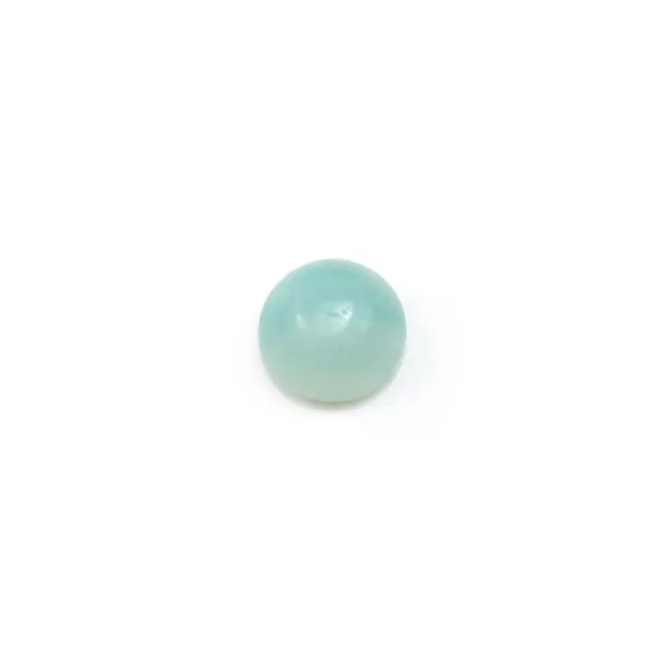 Cabochon amazonite rond 6mm x 6pcs