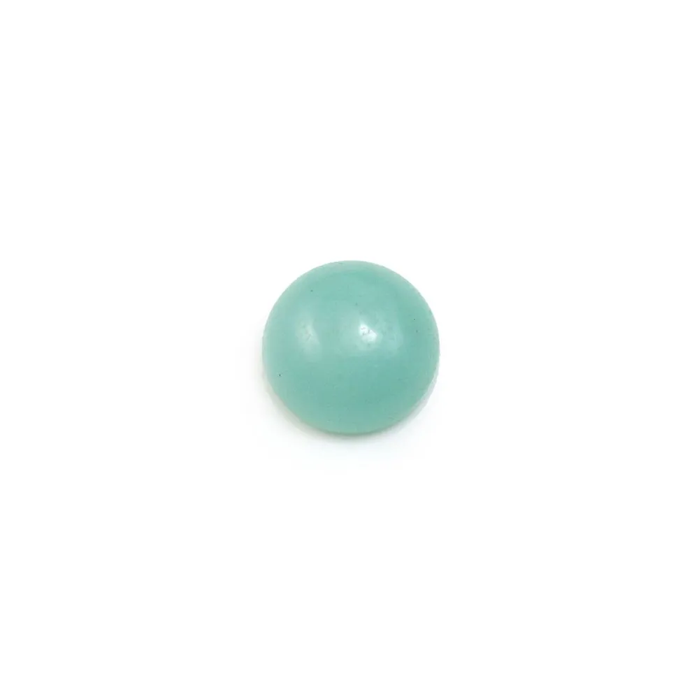 Cabochon amazonite rond 8mm x 4pcs