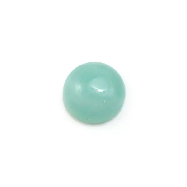 Cabochon amazonite rond 10mm x 4pcs
