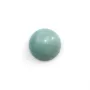 Cabochon bleu d'amazonite, de forme ronde, 14mm x 2pcs