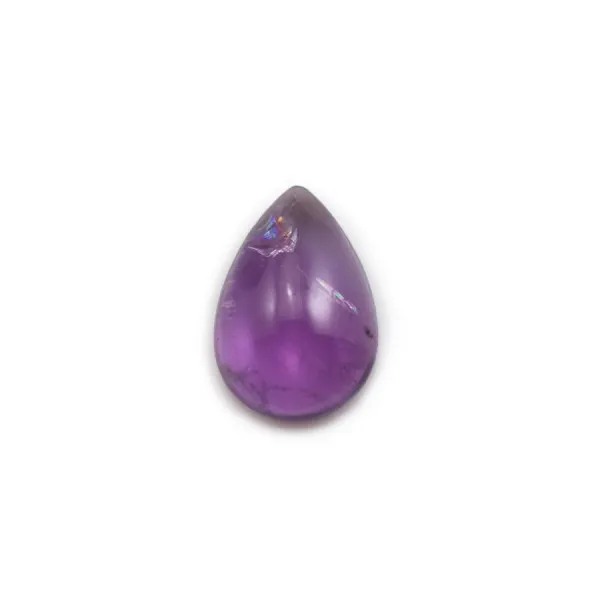 Cabochon amethyste drop 9x13mm x 1pc