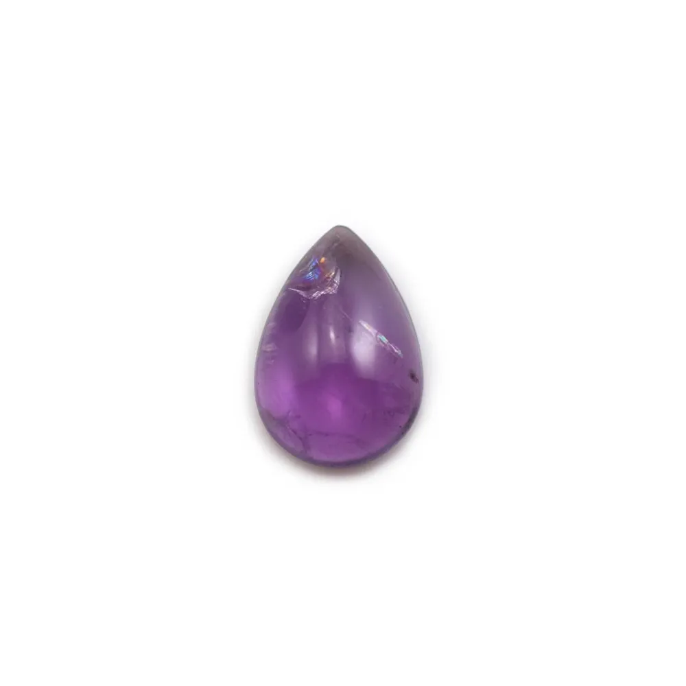 Cabochon amethyste goutte 9x13mm x 1pc