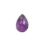 Cabochon amethyste drop 9x13mm x 1pc