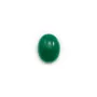 Cabochon d'aventurine verte, qualité A+, de forme ovale, 7x9mm x 1pc