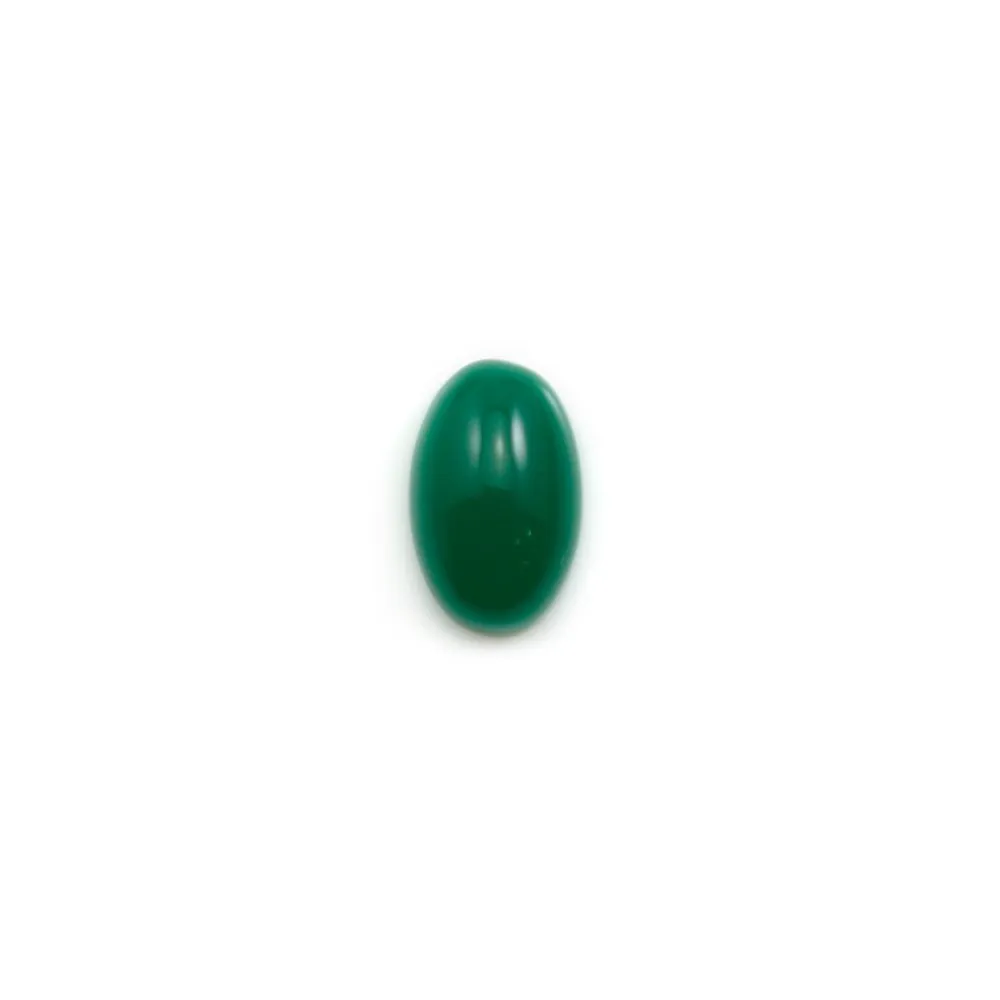Green aventurine cabochon, in oval shaped, 4 * 6mm x 4pcs