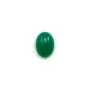 Green aventurine cabochon, in oval shaped, 4 * 6mm x 4pcs