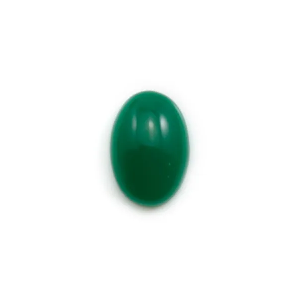 Cabochon d'aventurine verte, qualité A+,de forme ovale, 9x13mm x 1pc