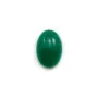 Cabochon d'aventurine verte, qualité A+,de forme ovale, 9x13mm x 1pc