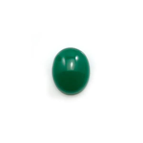 Green aventurine cabochon, in oval shaped, 4 * 6mm x 4pcs
