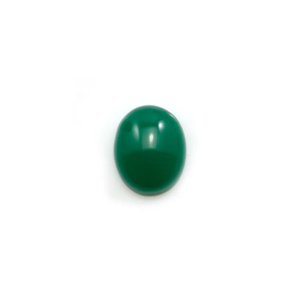 Green aventurine cabochon, in oval shaped, 4 * 6mm x 4pcs