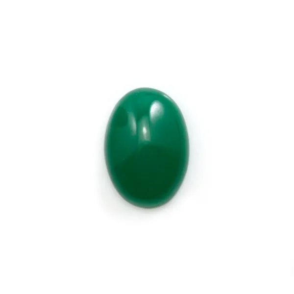Cabochon d'aventurine verte, qualité A+, de forme ovale, 10x14mm x 1pc