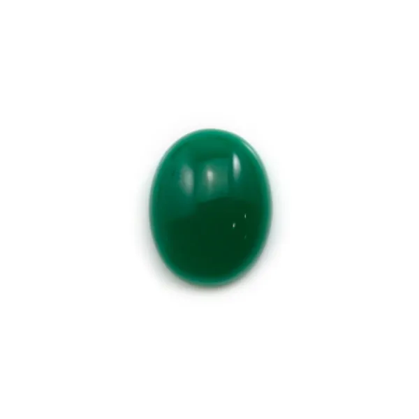 Cabochon d'aventurine verte,qualité A+, de forme ovale, 11x14mm x 1pc