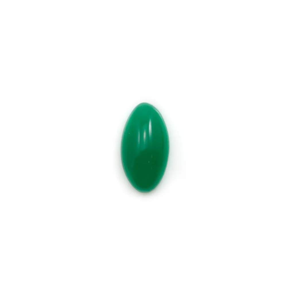 Green aventurine cabochon, in oval shaped, 4 * 6mm x 4pcs