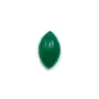 Cabochon d'aventurine verte, qualité A+, de forme ovale pointu, 7x12mm x 1pc