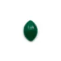 Cabochon d'aventurine verte, qualité A+, de forme ovale pointue, 8x12mm x 1pc