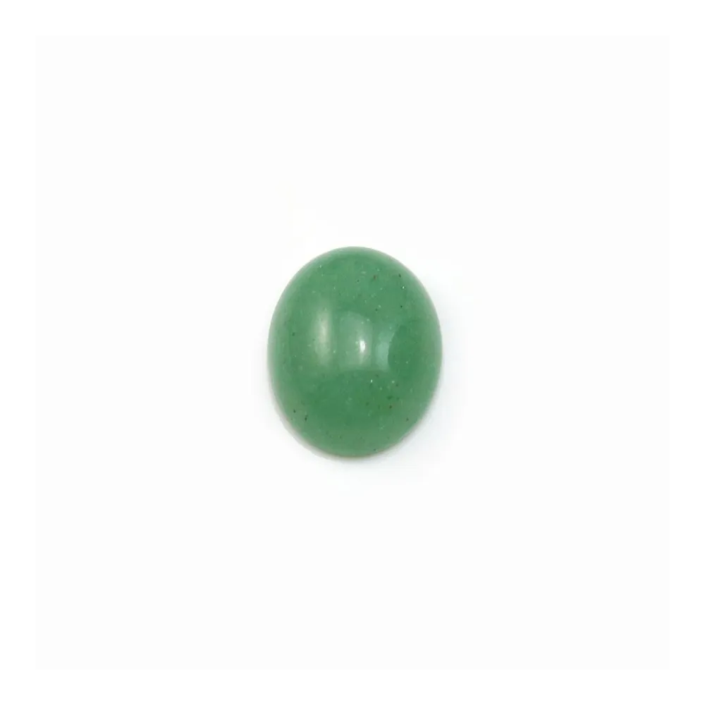 Cabochon Avanturine vert Ovale 8x10mm x4pcs
