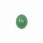 Cabochon Avanturine vert Ovale 8x10mm x4pcs