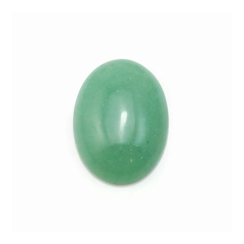 Cabochon Avanturine vert Ovale 13x18mm x 1pc